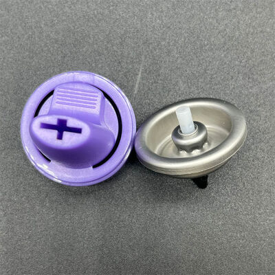 خرید 1 Inch Hair Mousse Aerosol Valve With Actuator For Conditioning Foam Mousse تولید آنلاین