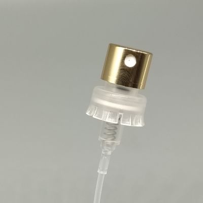 خرید پمپ اسپری عطر طلایی با مهر و موم قفل ایمن برای بطری های عطر ممتاز تولید آنلاین