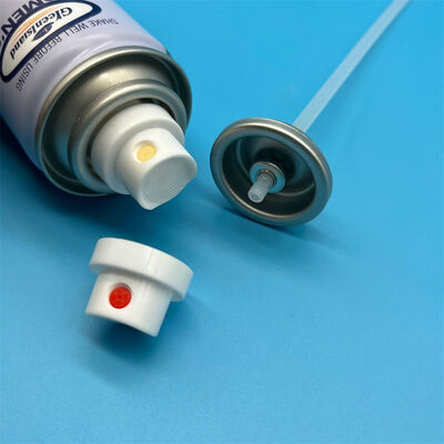 دریچه اسپری آئروسل نازل مه پاش فوق العاده ظریف برای شامپو خشک با مهر و موم فشرده ضد نشت و عملکرد 360 درجه