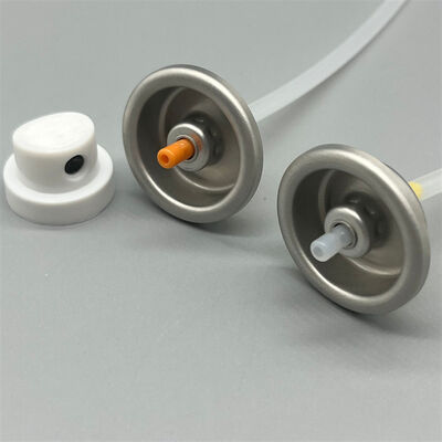 دریچه اسپری آلومینیومی دئودورانت برای بسته بندی مراقبت شخصی با محرک استاندارد و استفاده از پخش دقیق